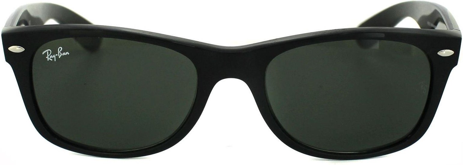 Thumbnail - Ray-Ban Sonnenbrille New Wayfarer 2132 901L Schwarz Grün G-15 55mm