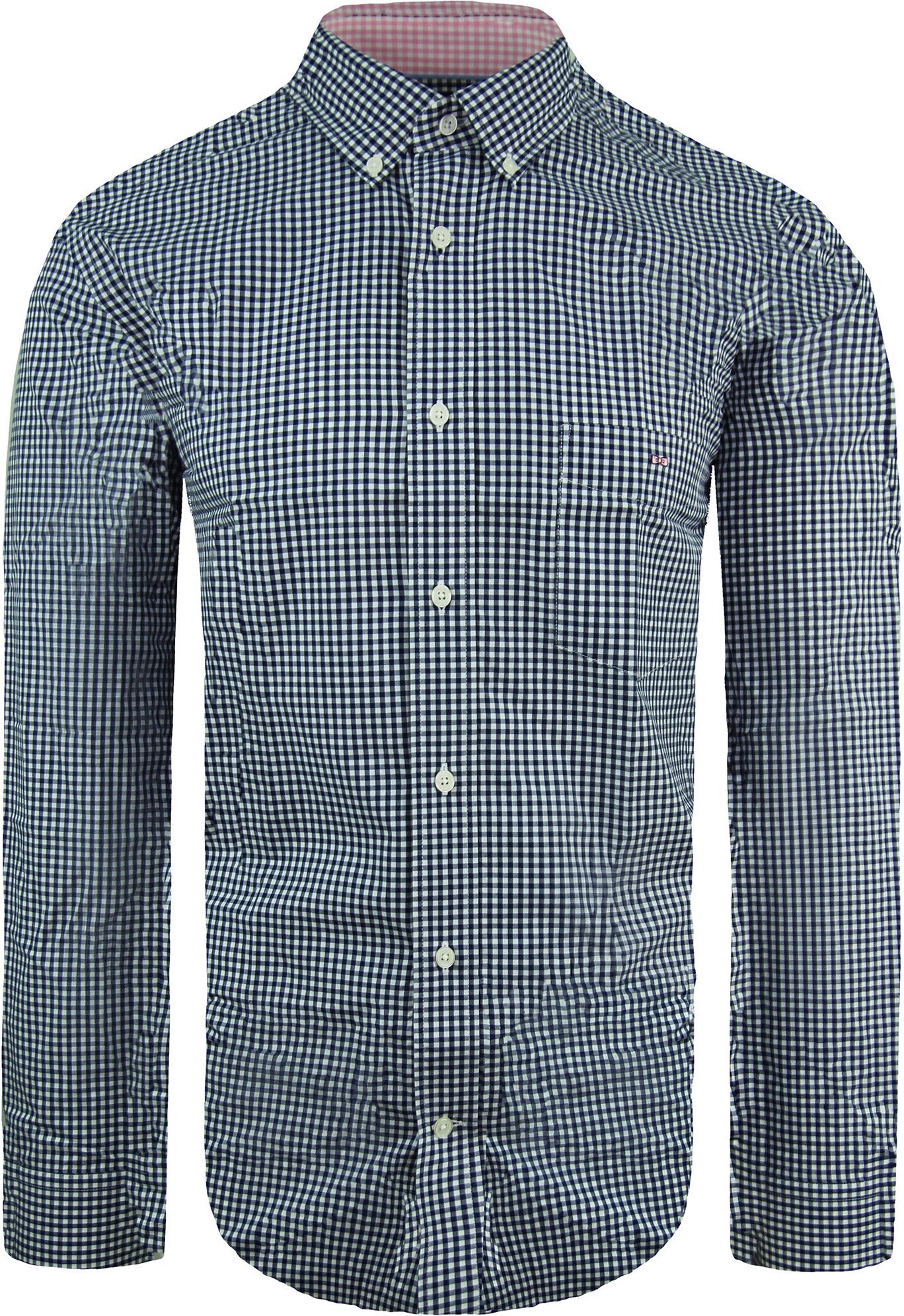 Eden Park Paris Regular Herren Oxford-Hemd in Marineblau