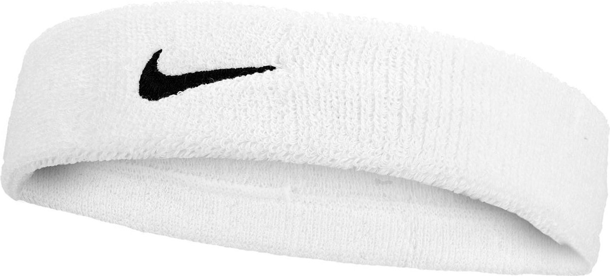 Nike - "Classic" Stirnband (Weiß/Schwarz)