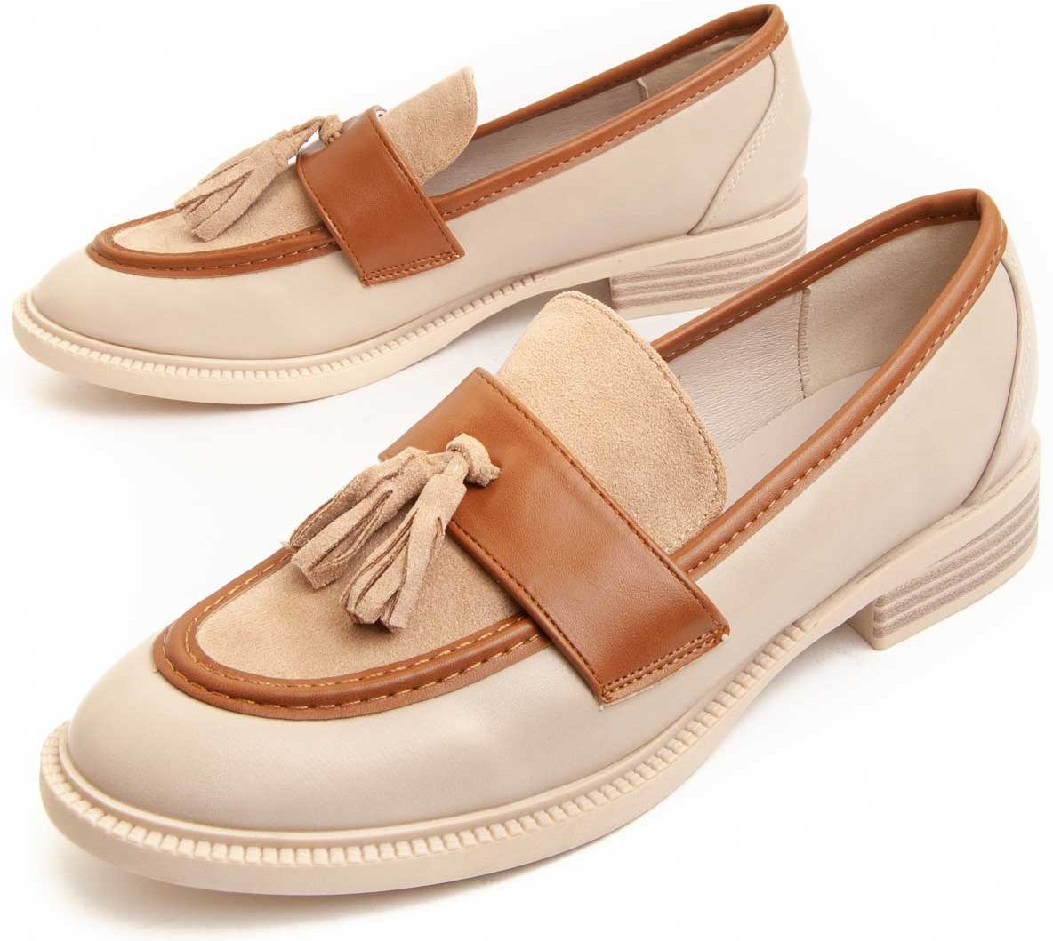 MonteVita Mokassins Moccavita18 in Beige