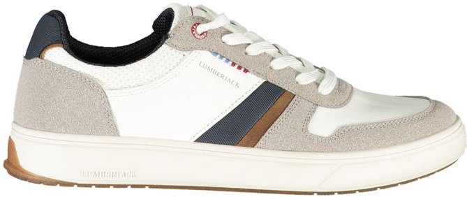 Lumberjack Weiße Polyurethan Herren Sneaker