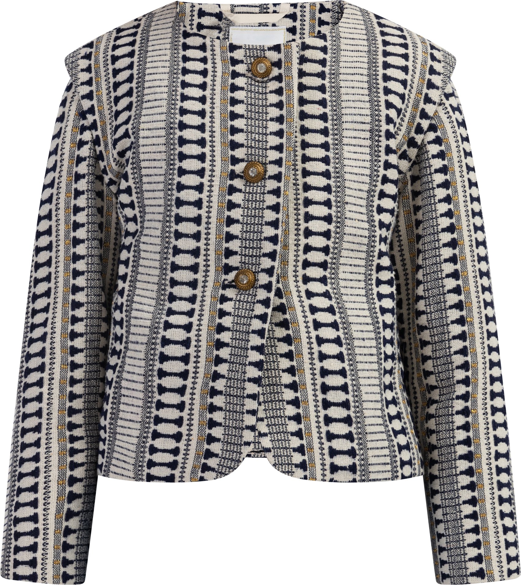 IZIA Blazerjacke Mädchen Dunkelmarine Wollweiss