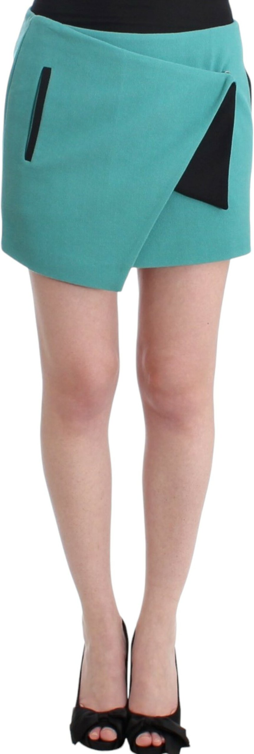 Türaqua Mini Wickelrock mit asymmetrischem Saum