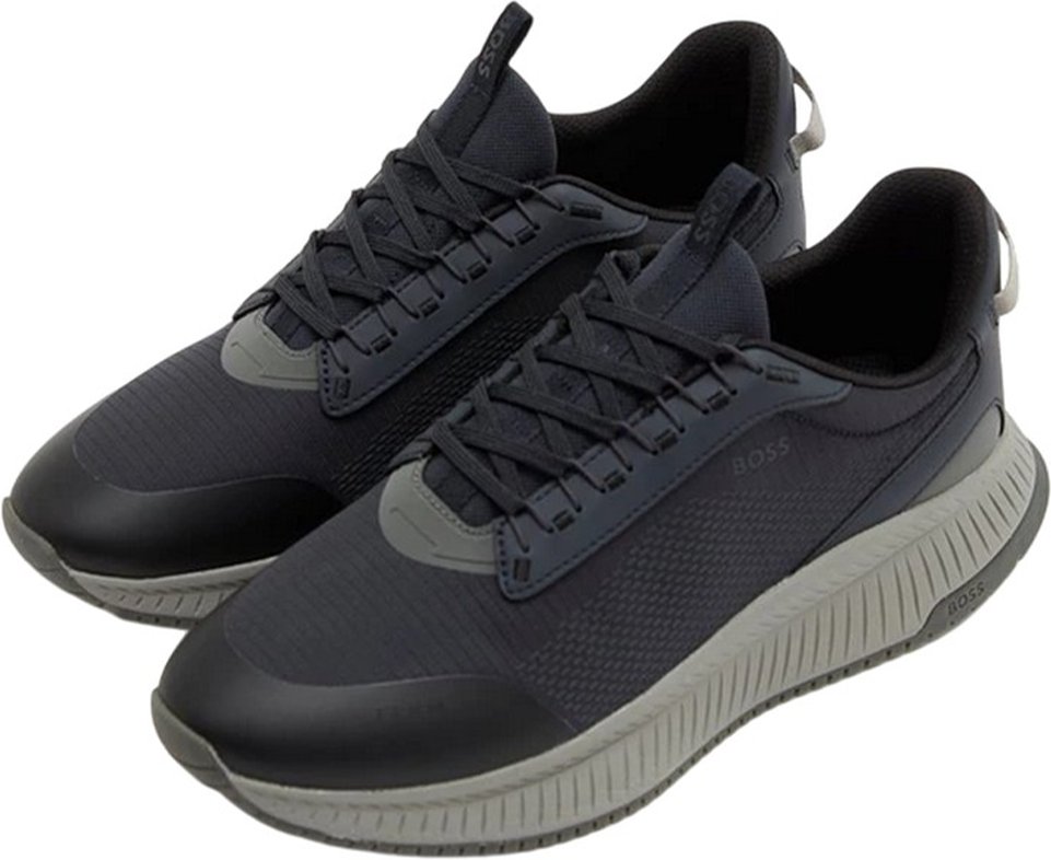 Boss - Herren Sneaker "TTNM EVO", Leder (Schwarz)