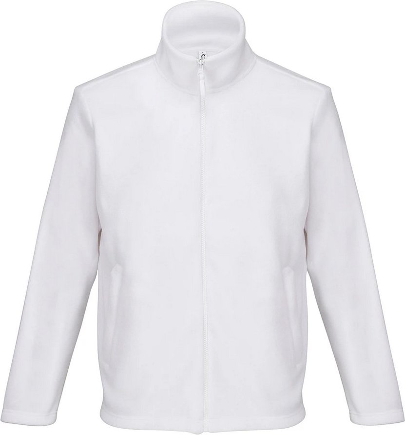 Thumbnail - SOLS - Jacke für Herren/Damen Unisex, Micro-Vlies (Weiß)