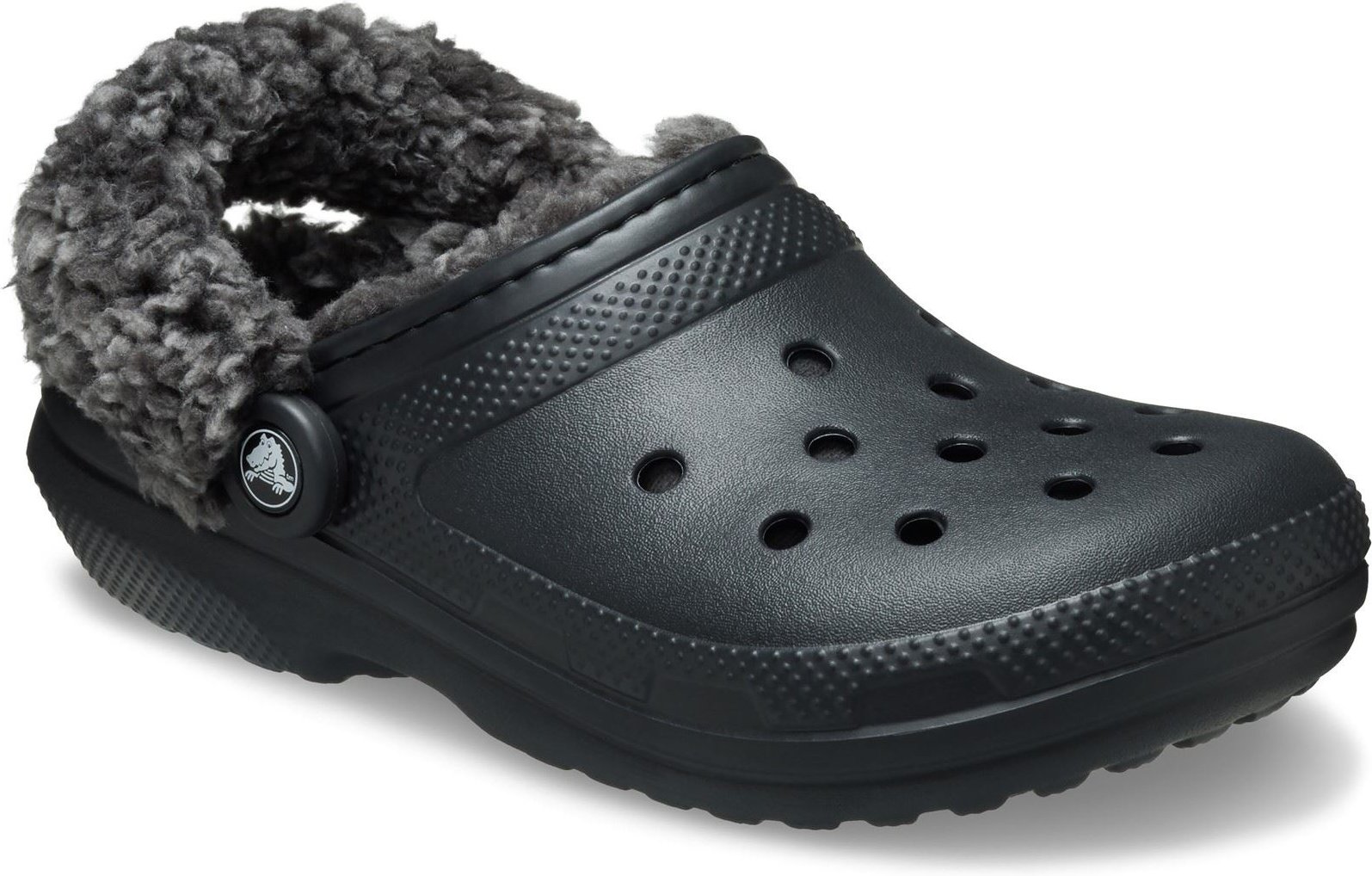 Crocs Classic Fleecegefütterte Thermoplastische Herren Clogs in Schwarz