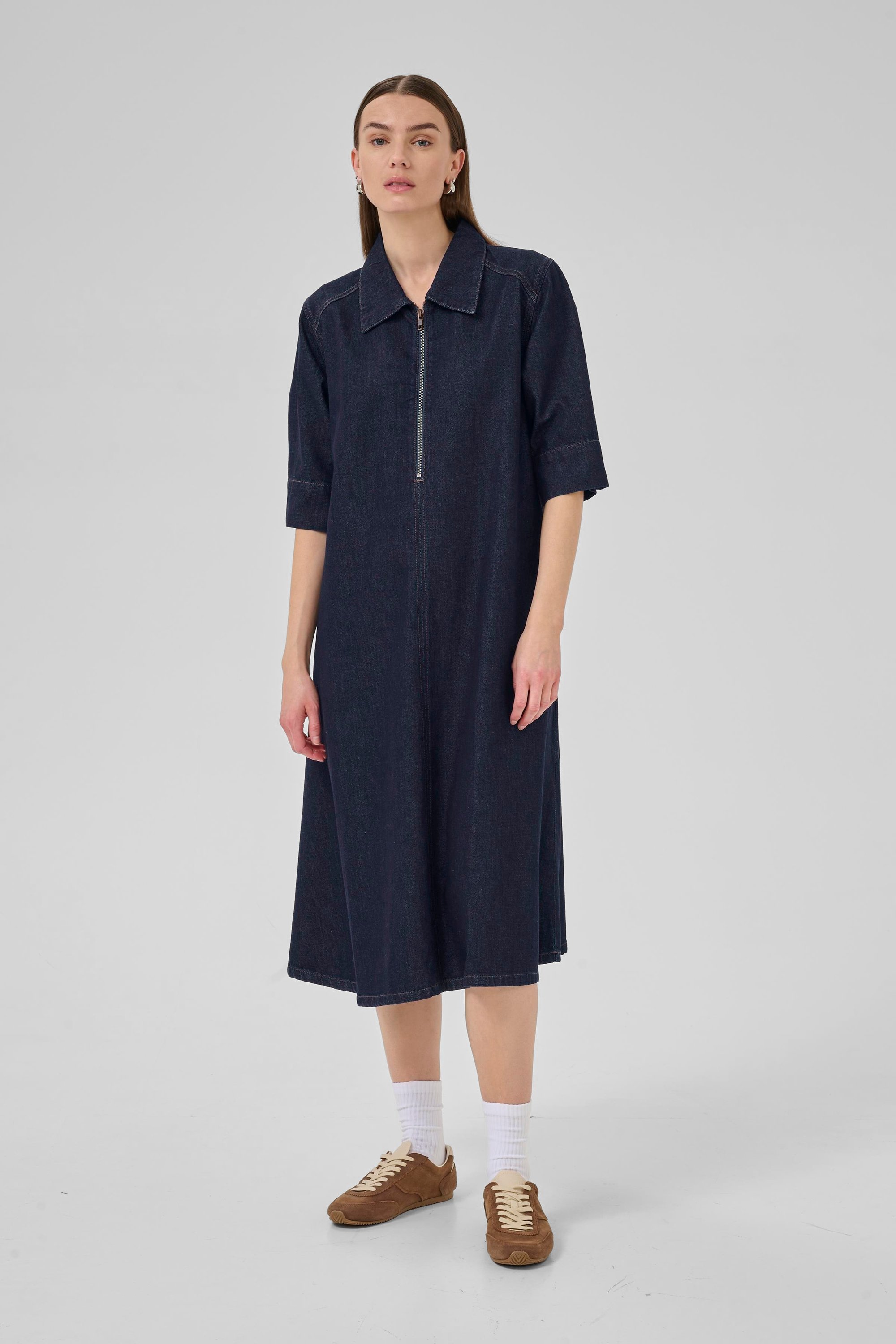 Denimkleid MaloMW Denimkleid A-shape dark blue