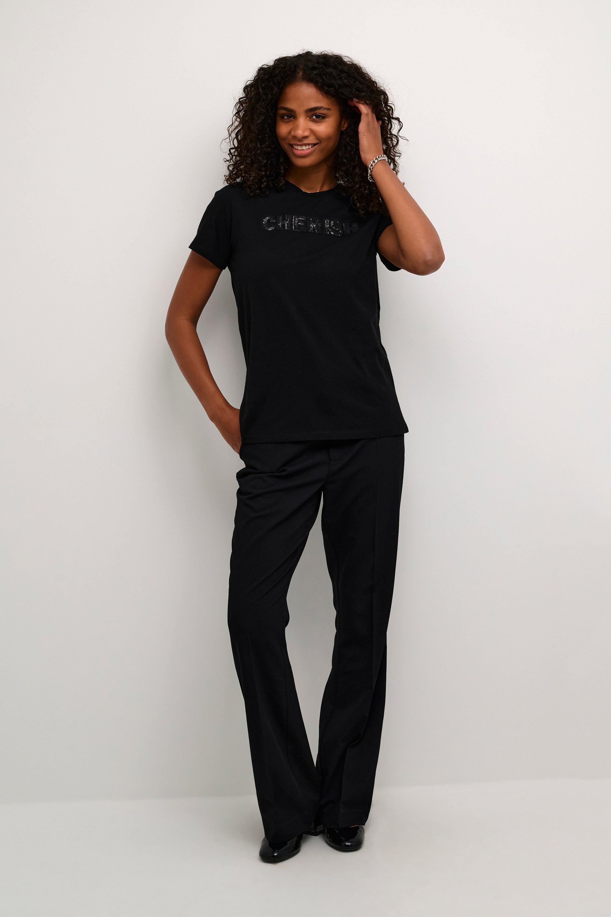 T-shirt Regular fit Black