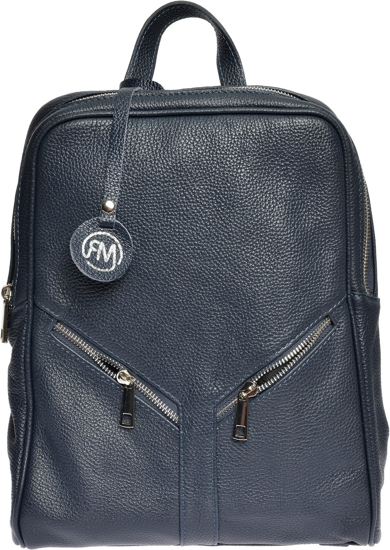 Roberta M Blaue Leder Tasche