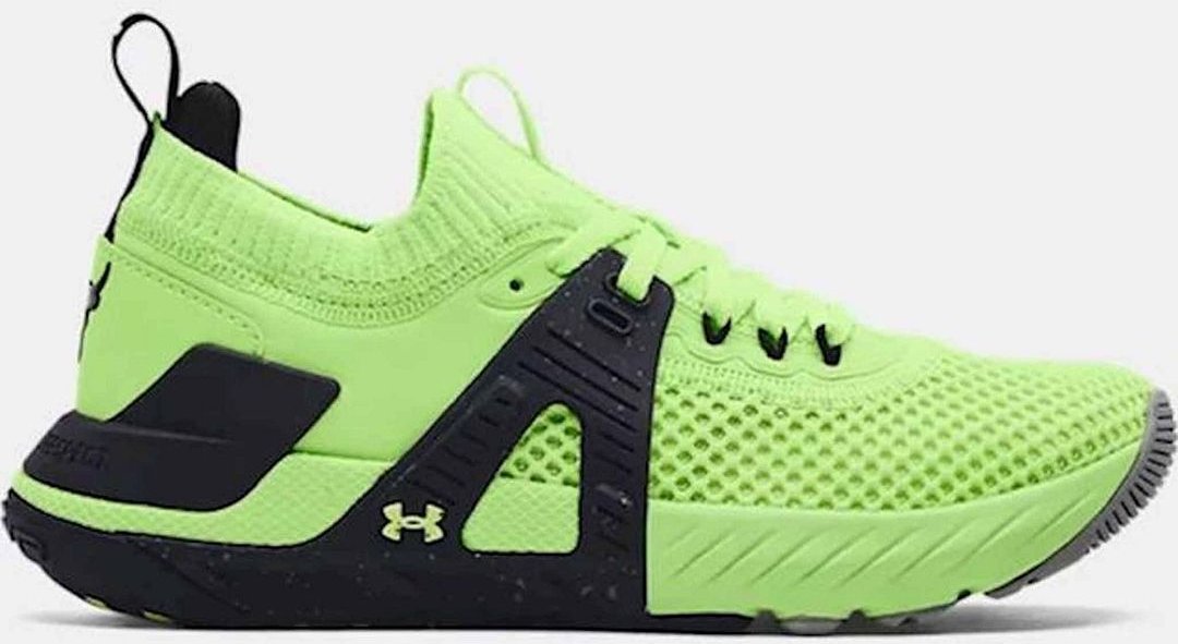 Under Armor Project Rock 4 Green Womens Trainer