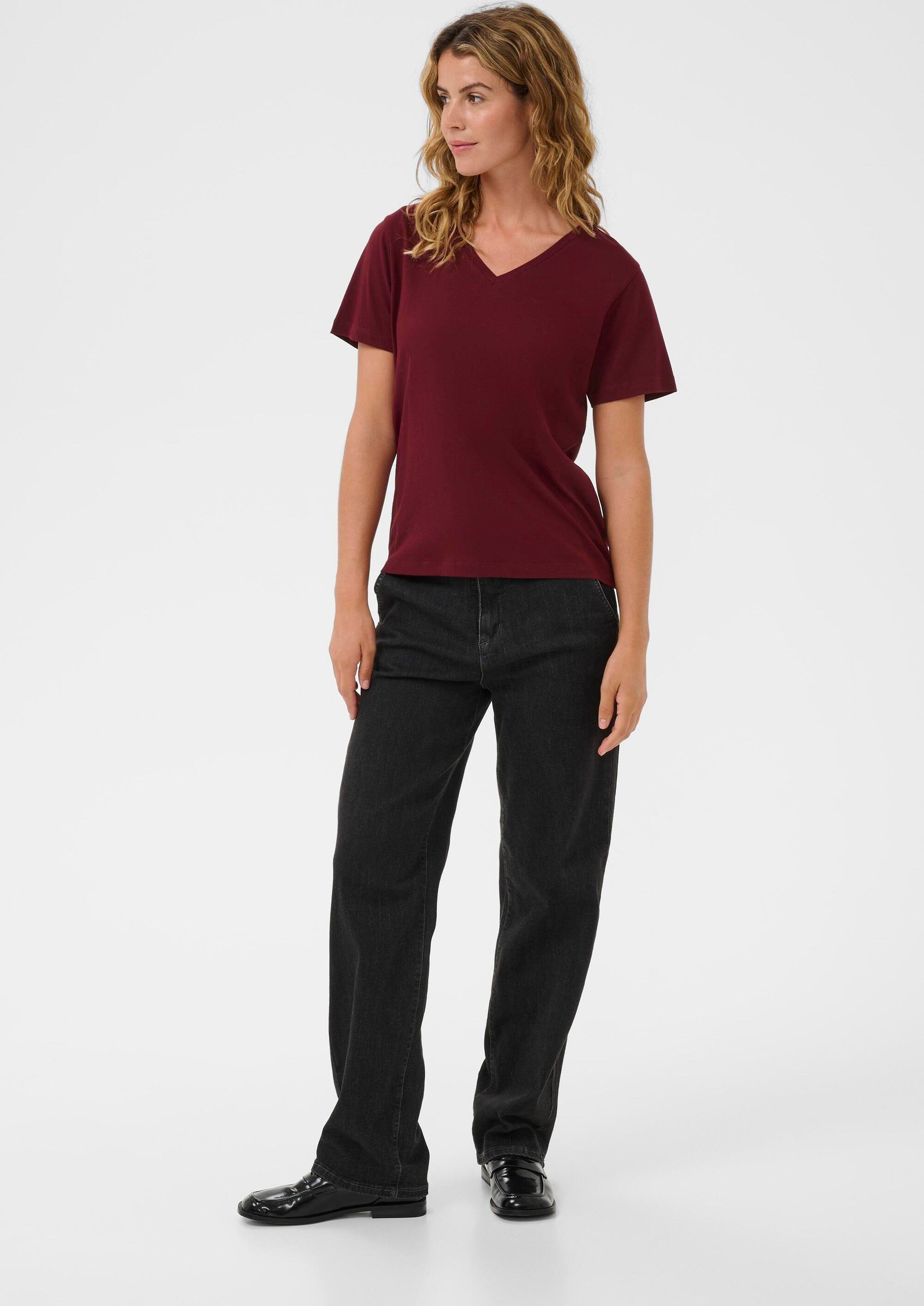 T-shirt Naia Regular fit bordo