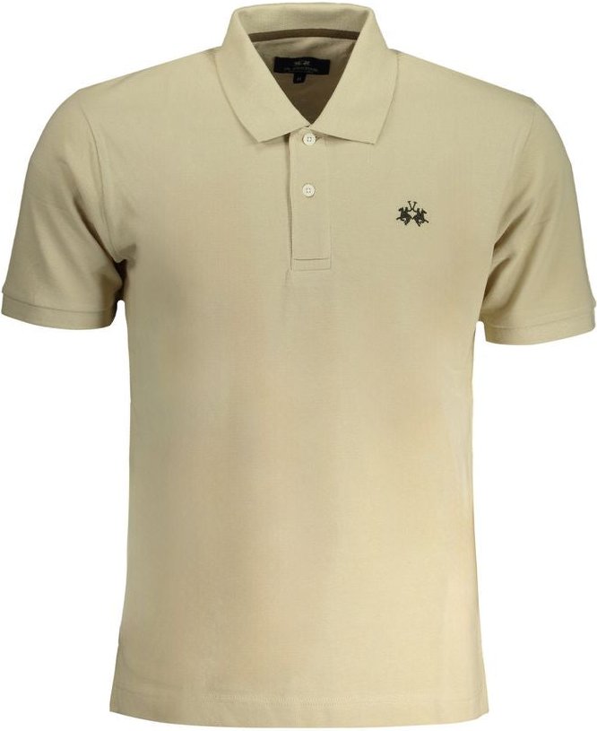 La Martina Beiges Baumwolle Herren Poloshirt
