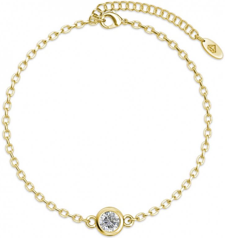 Geburtsstein-Armband - Gold und Kristall