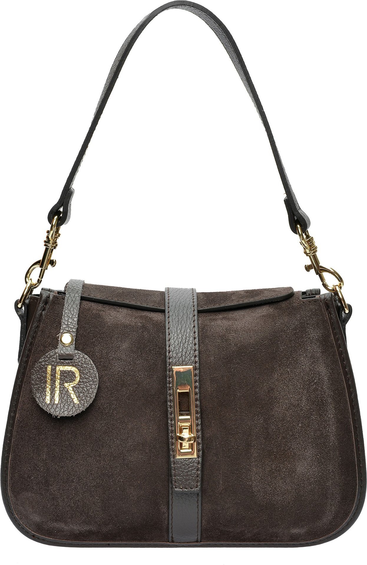 Isabella Rhea dunkelrote Lederhandtasche