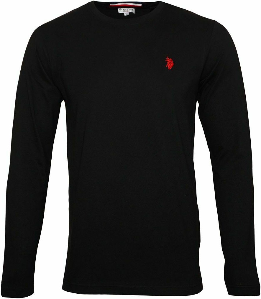 U.S. Polo Assn. Langarmshirts in Schwarz