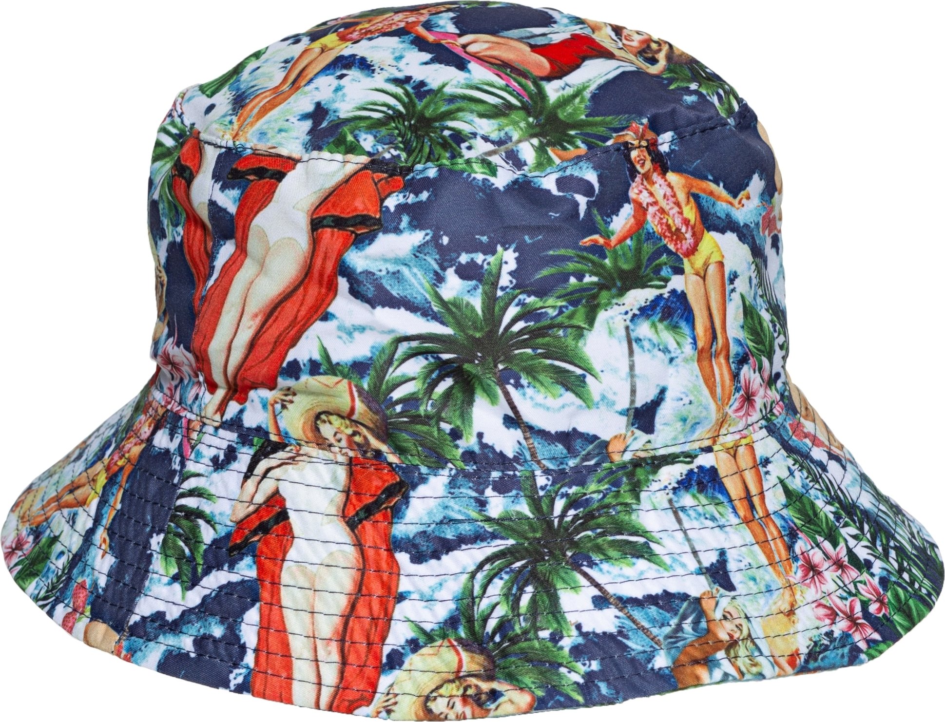 King Kerosin Herren Bucket Hat blau