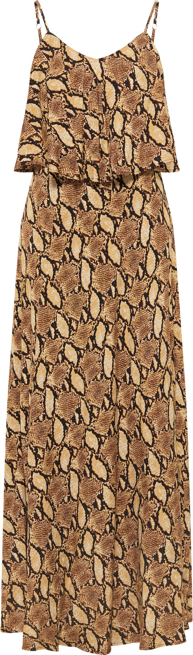 faina Maxi-robe avec imprimé serpent nelice