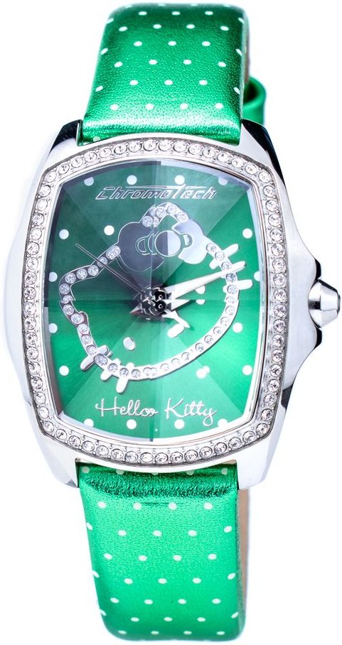 Hallo Kitty Grüne Punktuhr