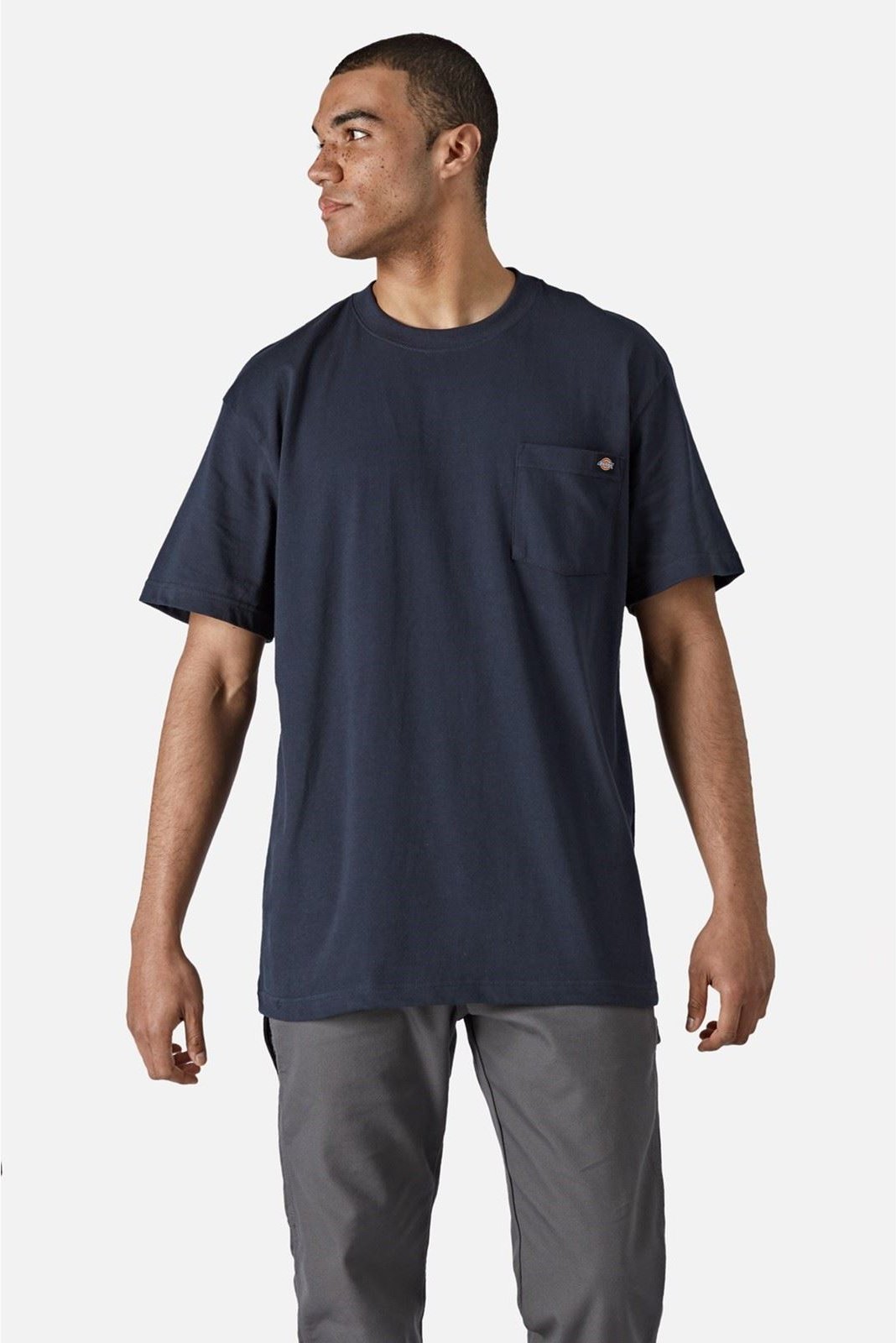 Dickies Kurzarm Baumwoll Herren Blau