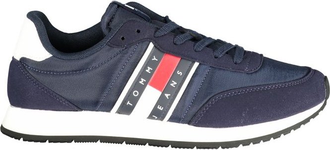 Thumbnail - Tommy Hilfiger Blaue Polyurethan Herren Sneaker