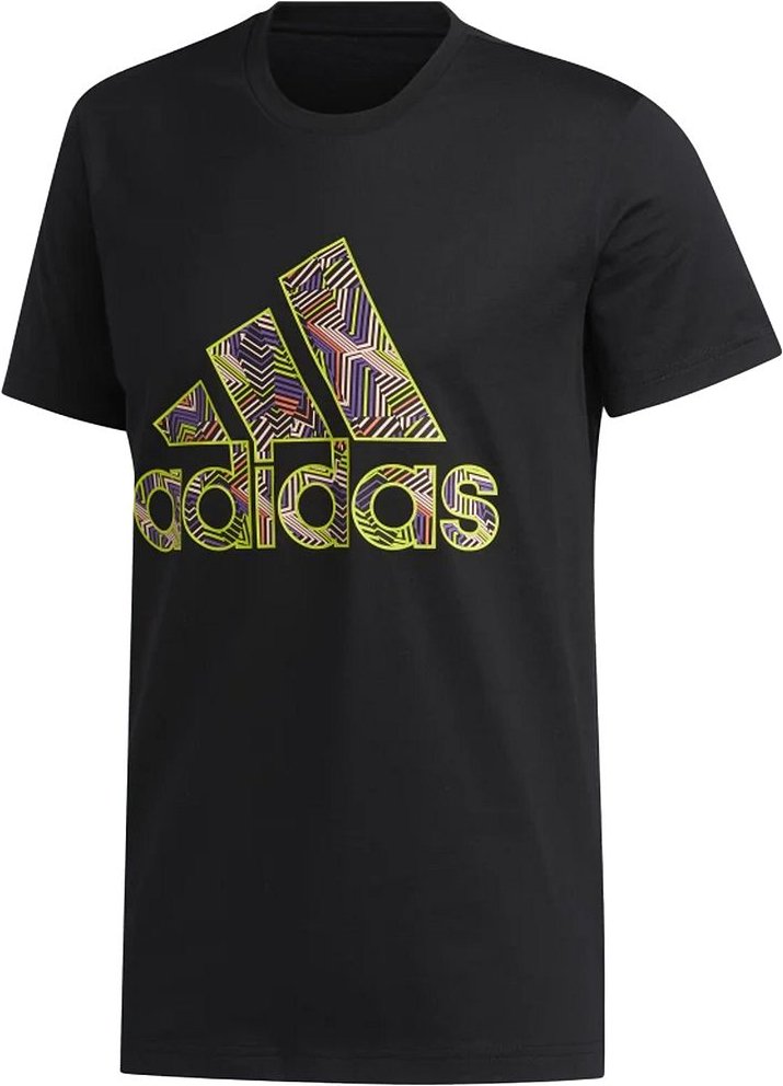 Adidas Abzeichen von Sport Mens Black T-Shirt
