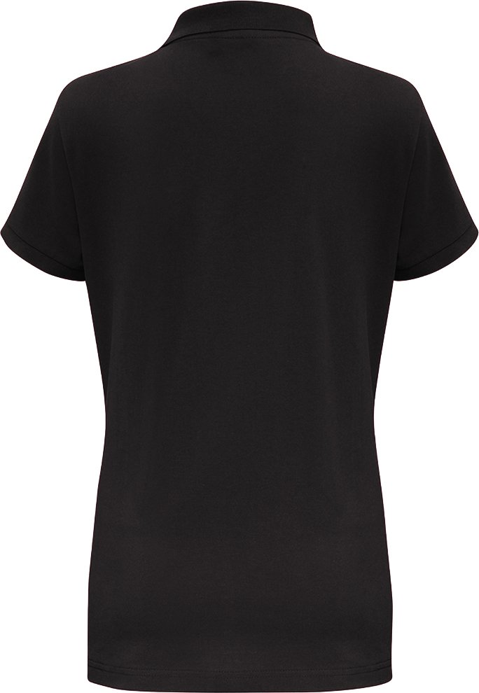 Thumbnail - Asquith & Fox Damen/Damen Kurzarm-Poloshirt mit Kontrast (Schwarz/Orange)