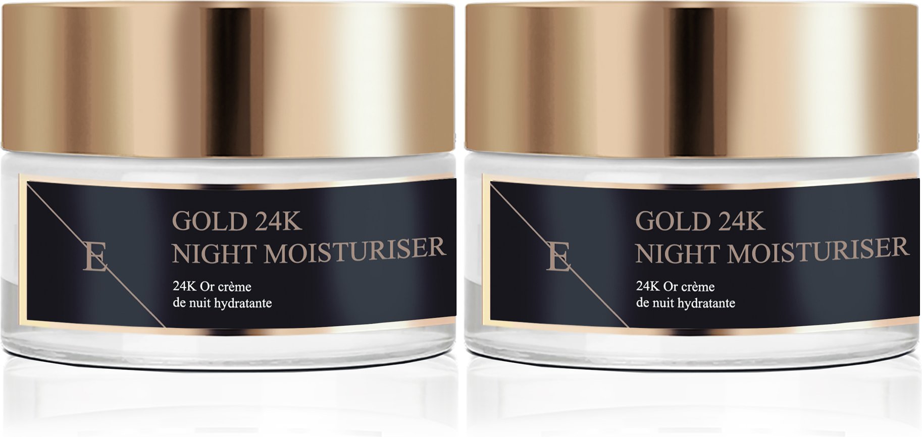 ANTI-WRINKLE Nachtfeuchtigkeitsspender 24K GOLD x 2
