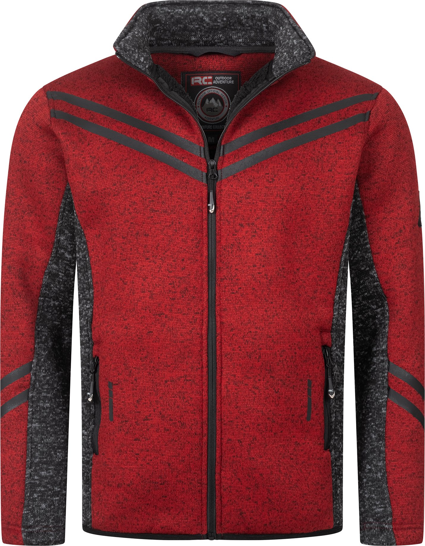 Rock Creek Fleecejacke Rot
