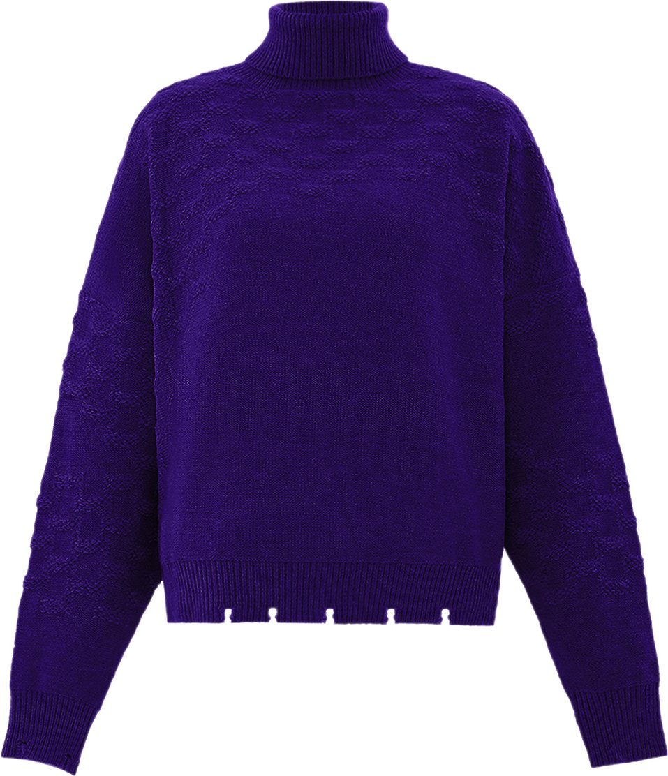 Faina Rollkragenpullover Damen lila