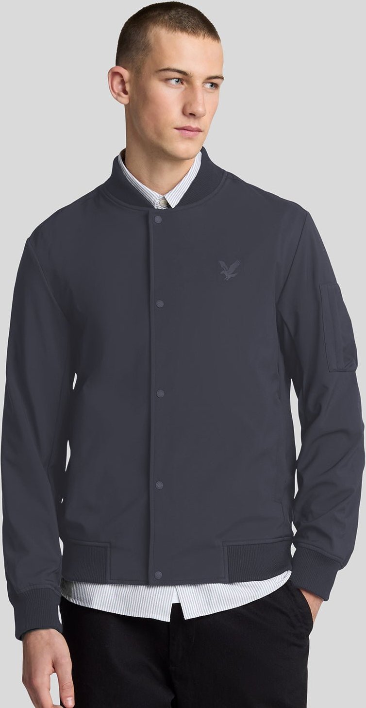Thumbnail - Lyle & Scott Softshell-Bomberjacke – Dunkelgrau