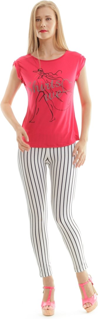 Bedrucktes ärmelloses Top