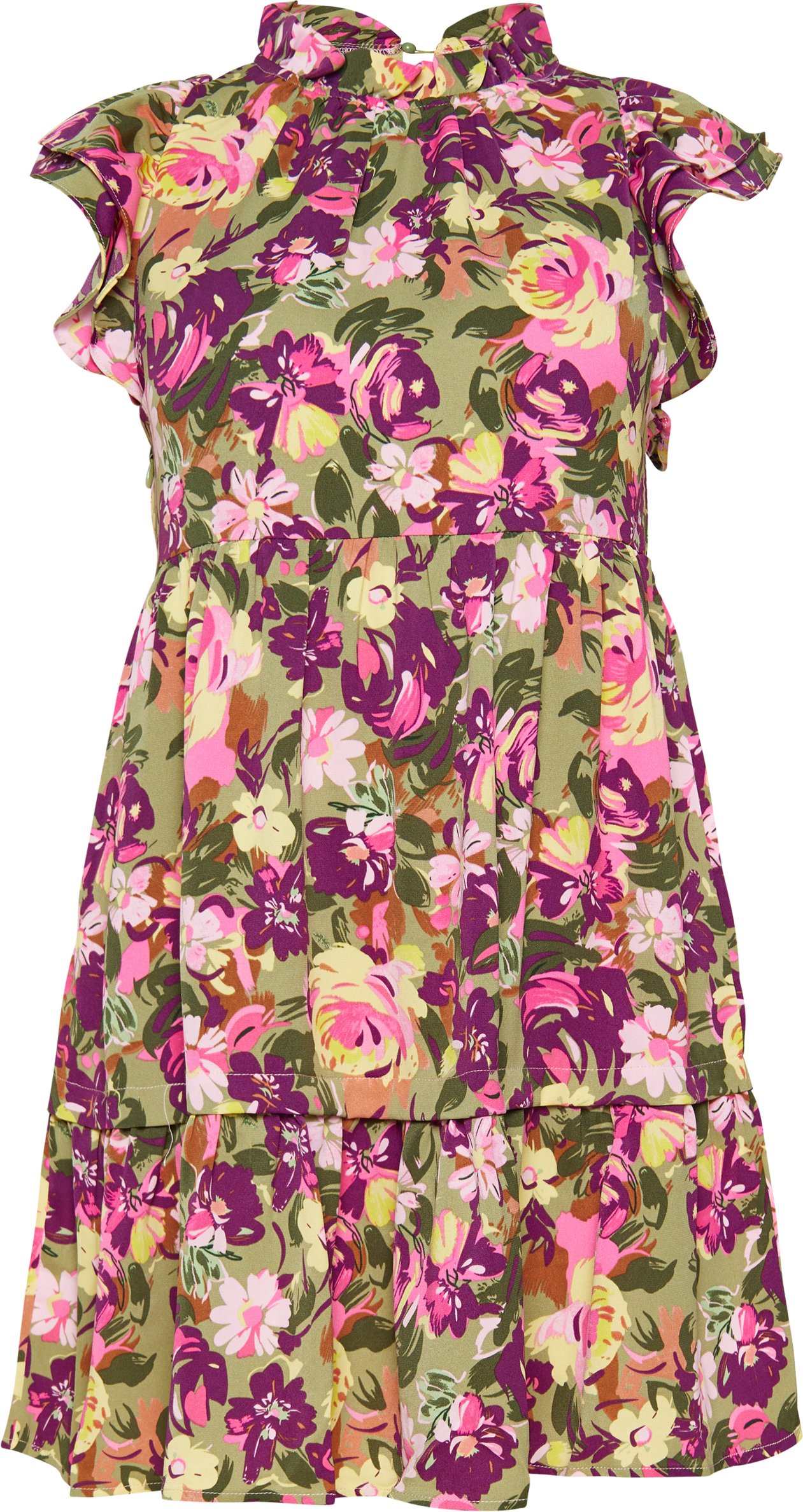 Thumbnail - FELIPA Kleid Frauen grün mehrfarbig