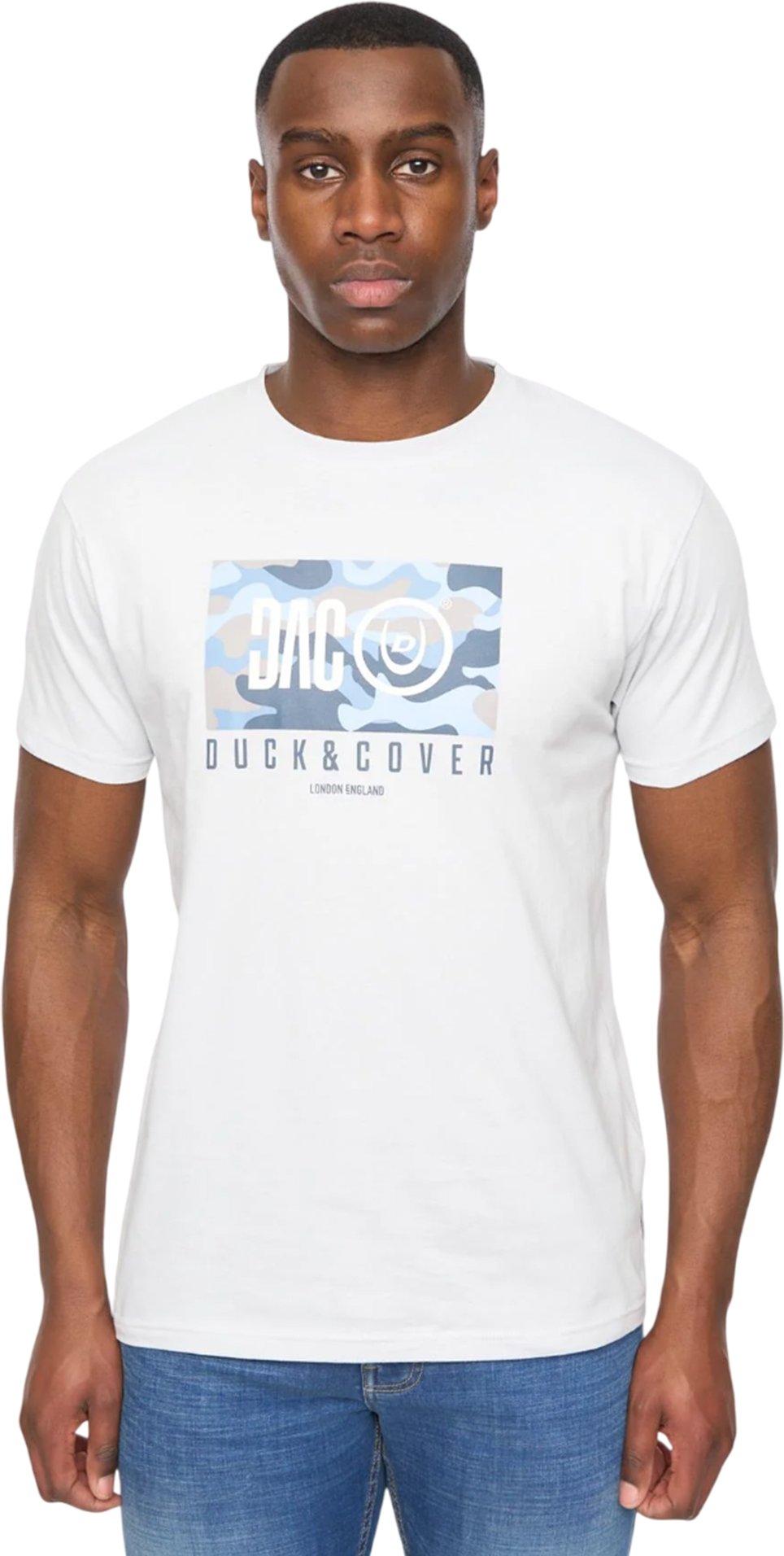 Duck and Cover - "Chamchee" T-Shirt für Herren (Hellblau)