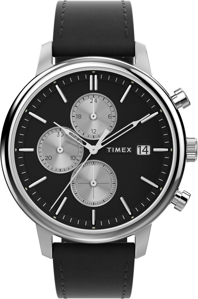 Timex Chicago Chrono Herren Schwarze Uhr TW2W13100