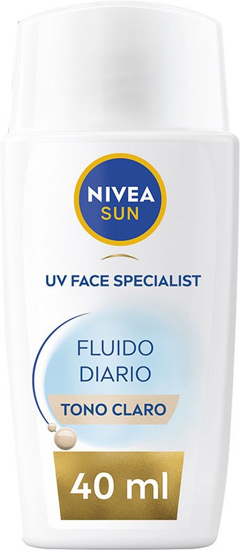 Daily Sun Fluid Gesichtsschutz Spf50+ #heller Ton 40 ml