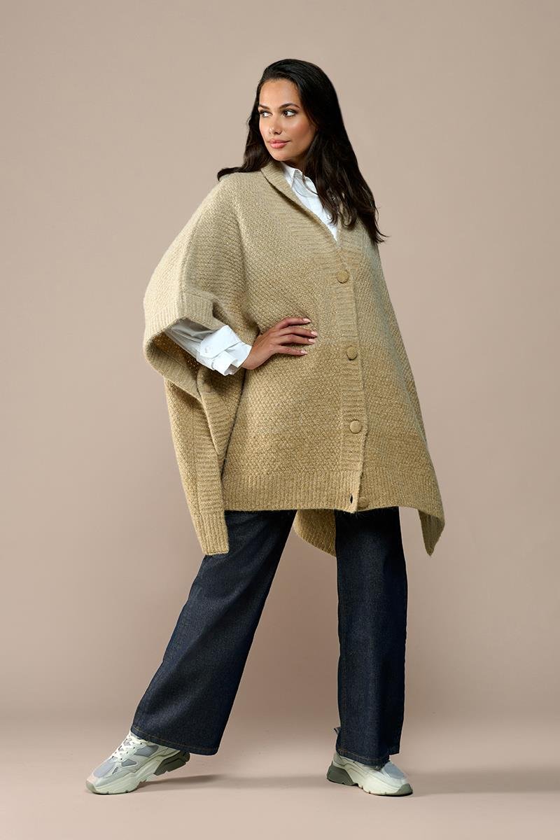 Aliza Poncho Sand