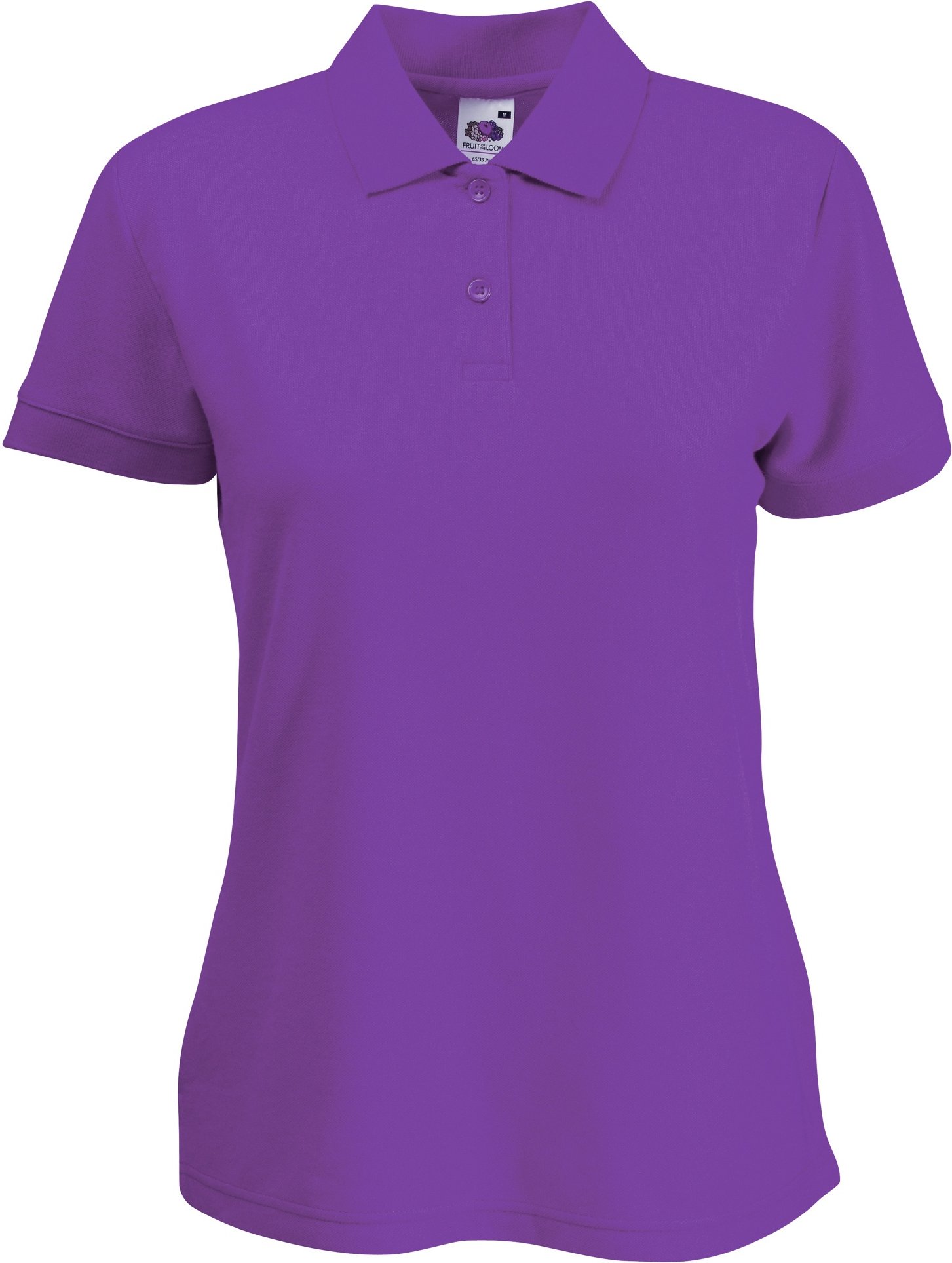 Fruit Of The Loom Womens Lady-Fit 65/35 Kurzarm-Poloshirt (lila)