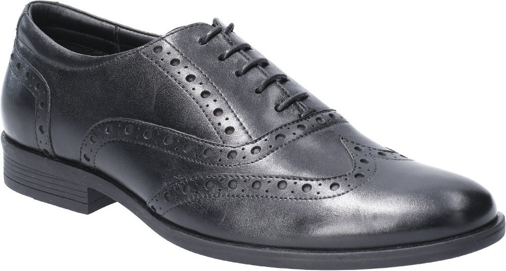 Thumbnail - Hush Puppies Herren Oaken Brogue Lace Up Leder Oxford Schuhe