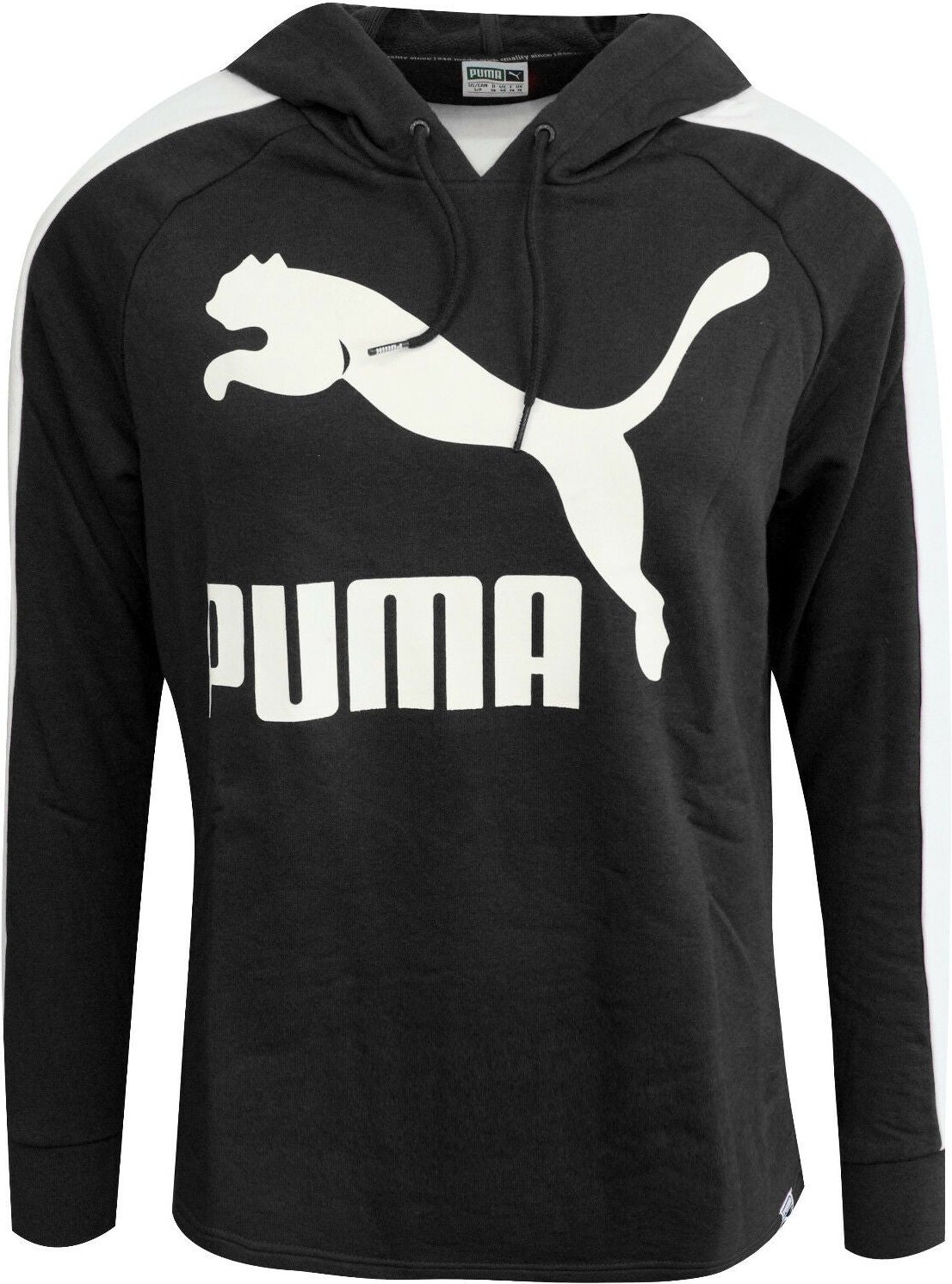Puma Archive Logo T7 Damen-Kapuzenpullover in Schwarz
