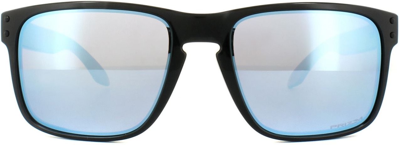 Oakley Lunettes De Soleil Holbrook OO9102-C1 Poli Prizme Noir Polarisé Polarisé
