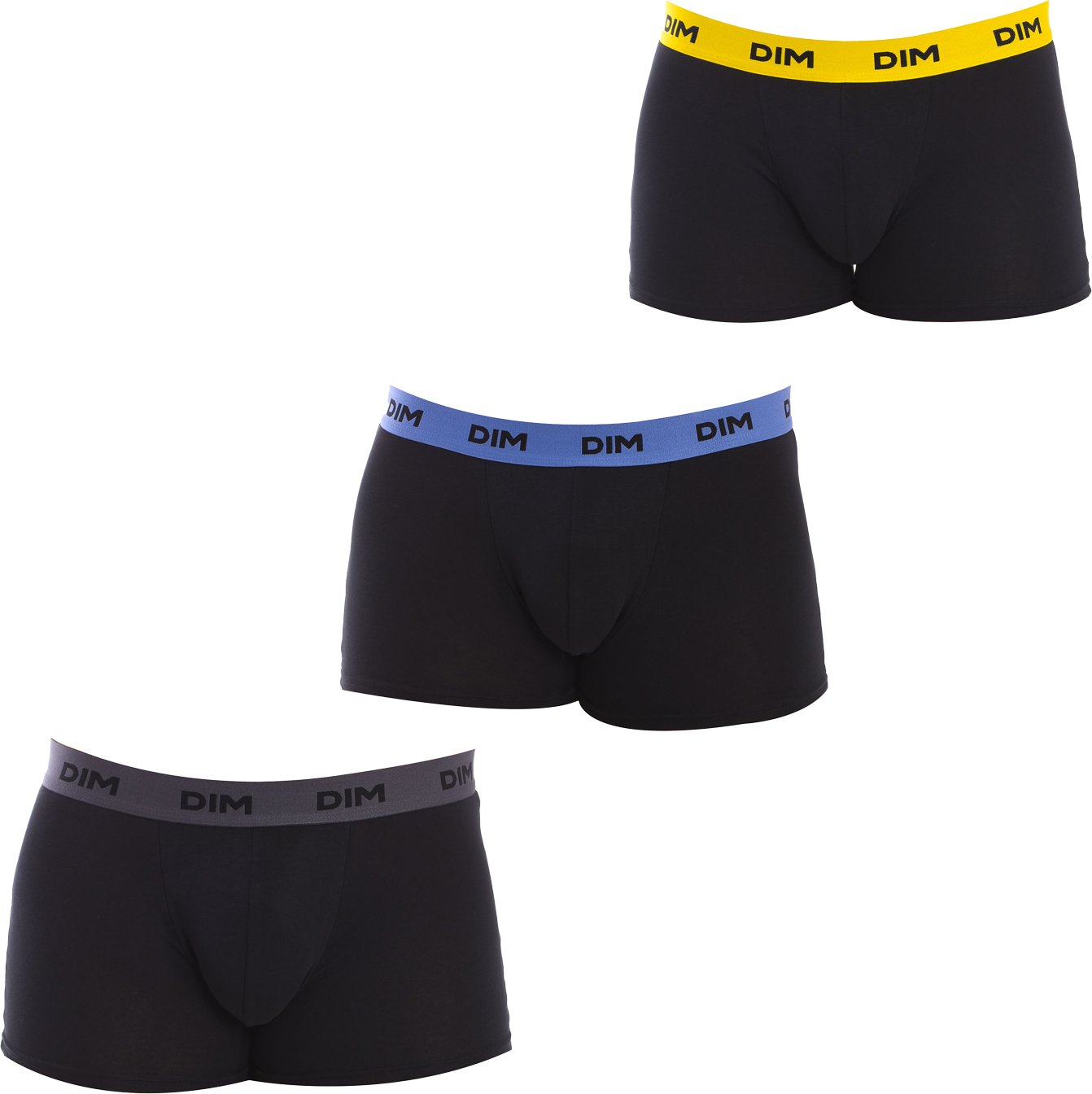 Pack-2 Boxershorts Mix und Farben von atmungsaktivem Stoff D005D Männer