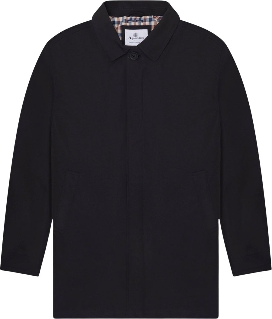 Aquascutum Active Shell Active Mid Trench Black Jacket