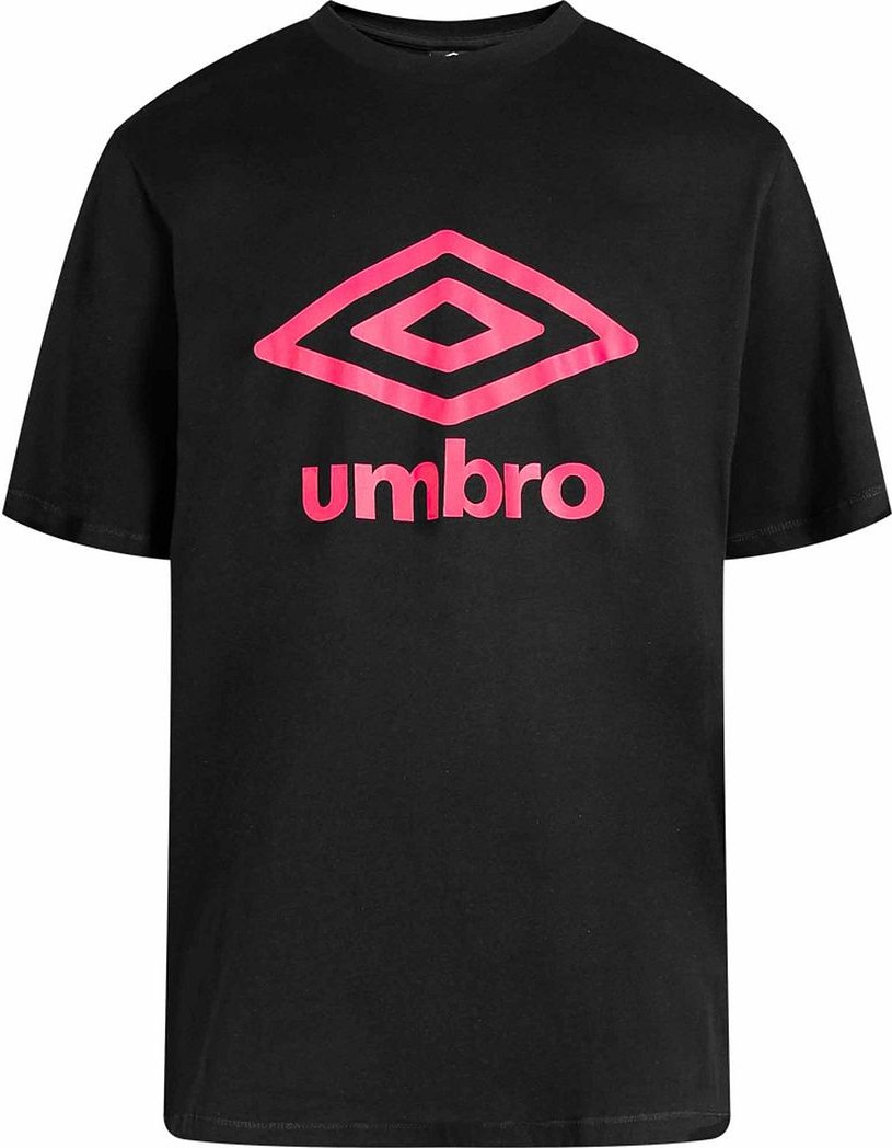 Umbro großer Logo Herren Black/Pink T-Shirt