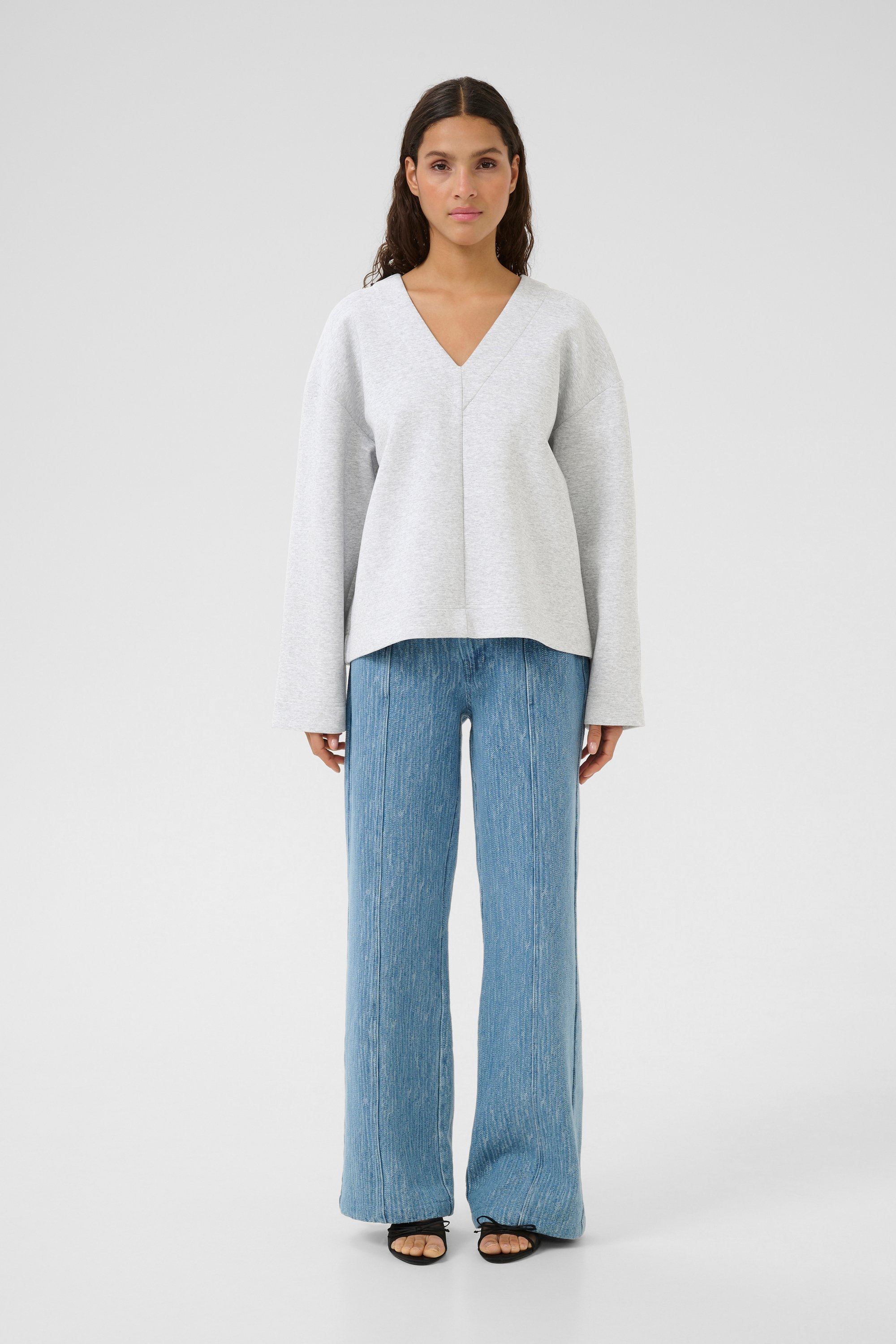 Sweatshirt Oversize fit Medium Grey Melange