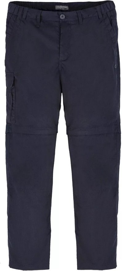 Craghoppers Mens Expert Kiwi Convertible Tailored Trousers (Dark Navy)