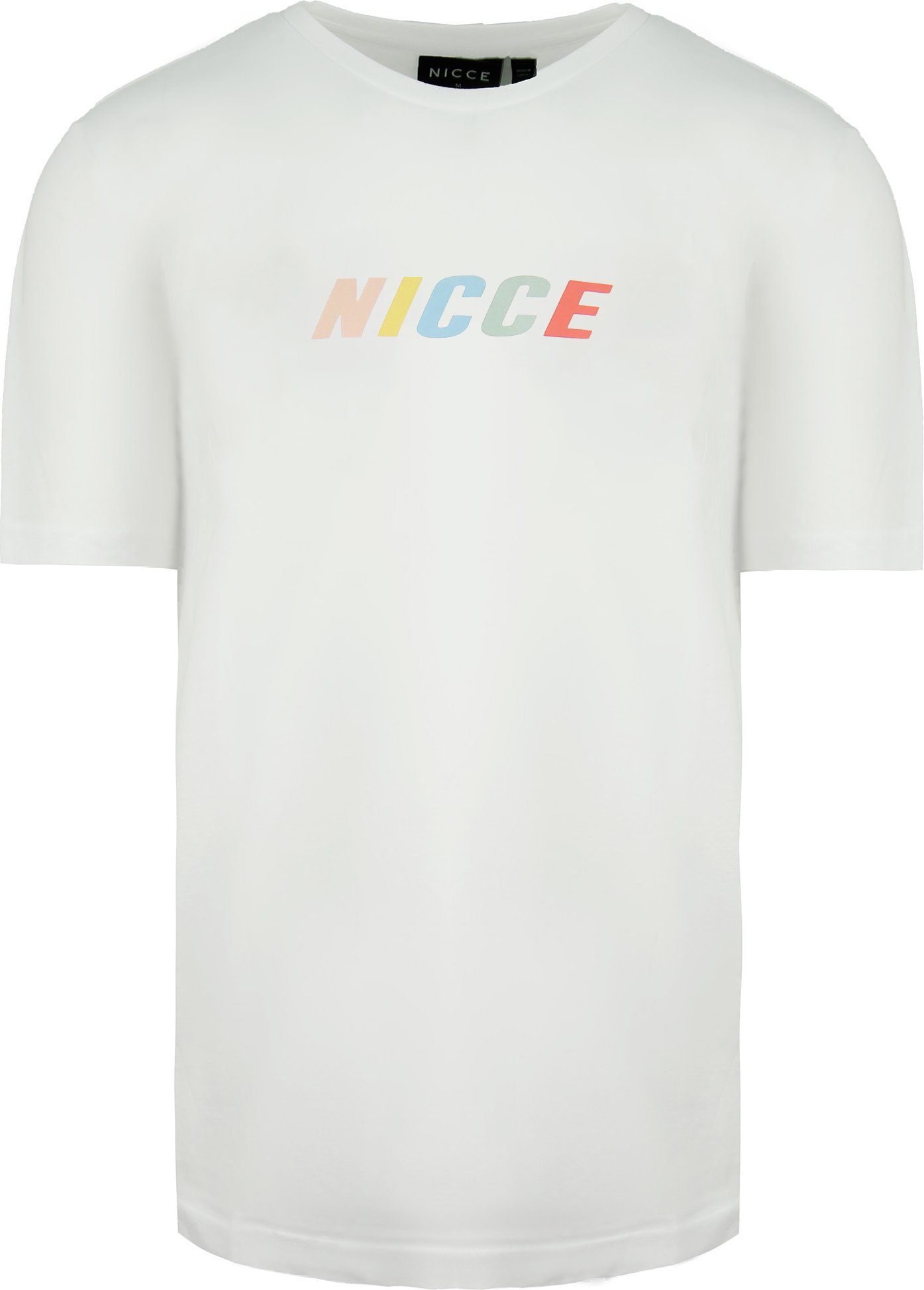 NICCE Kurzarm runden Hals weißer Männer Myriad T-Shirt 211 1 09 09 0002