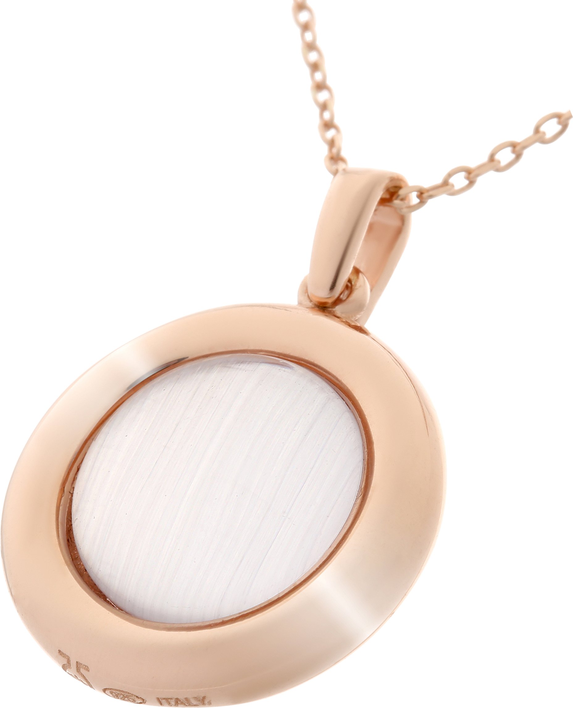 Orphelia 'Isabella' Damenkette mit Anhänger aus 925er Sterlingsilber - Rosé ZH-7197/GR