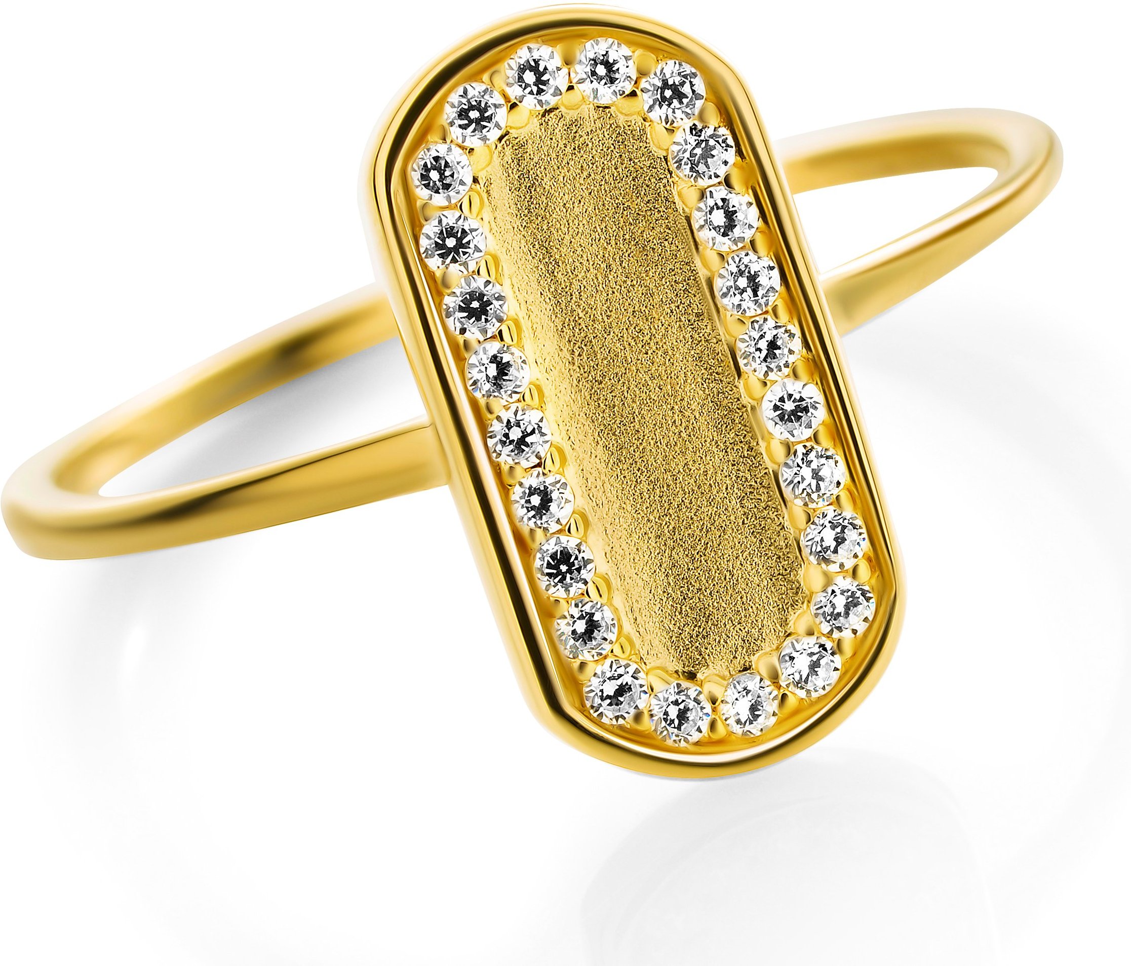 Orphelia 'Malaga' Damen-Ring aus 925er Sterlingsilber – Gold ZR-7573/G