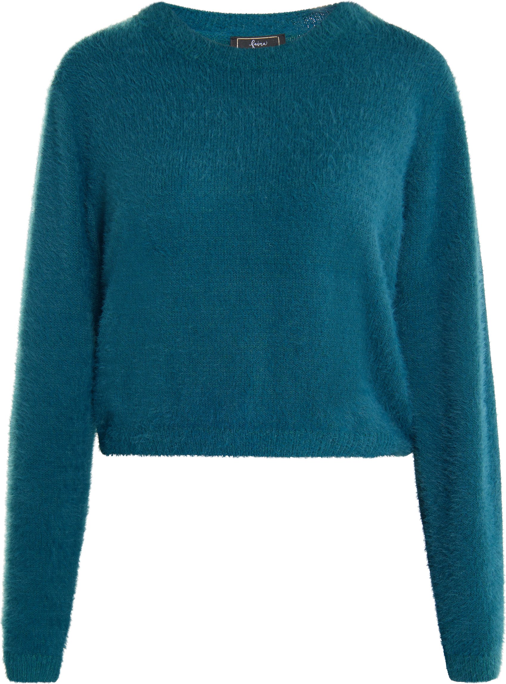Faina Strickpullover Damen Smaragdgrün