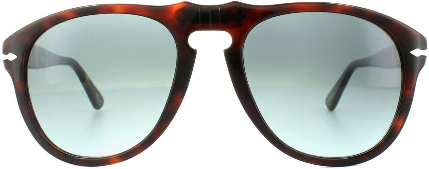 Persol Aviator Mens Dark Havana Light Blue Gradient Sonnenbrillen